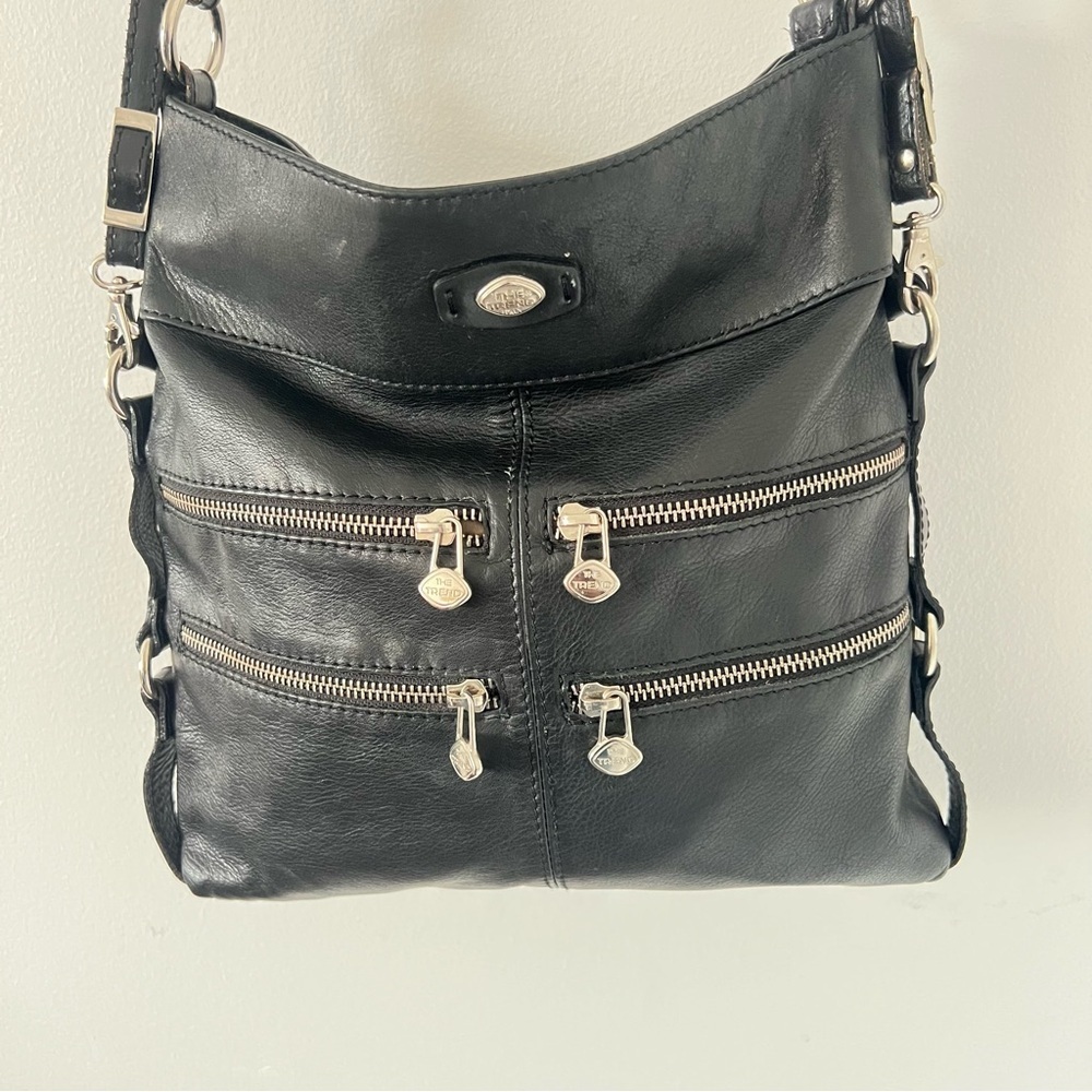 THE TREND Black Leather Convertible Bag – Great Condition - Picture 6 of 10